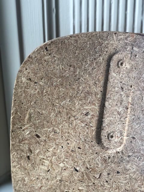 Molded wood chip